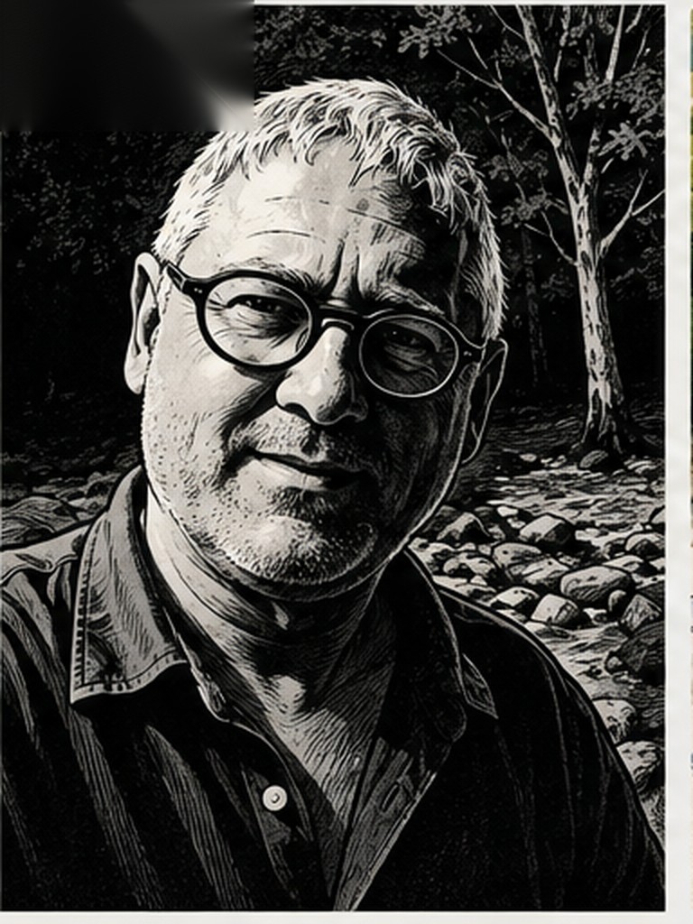 Retrat il·lustrat de Sergi Castillo